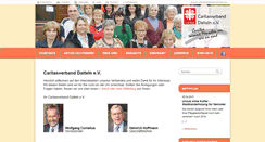 Desktop Screenshot of caritas-datteln.de